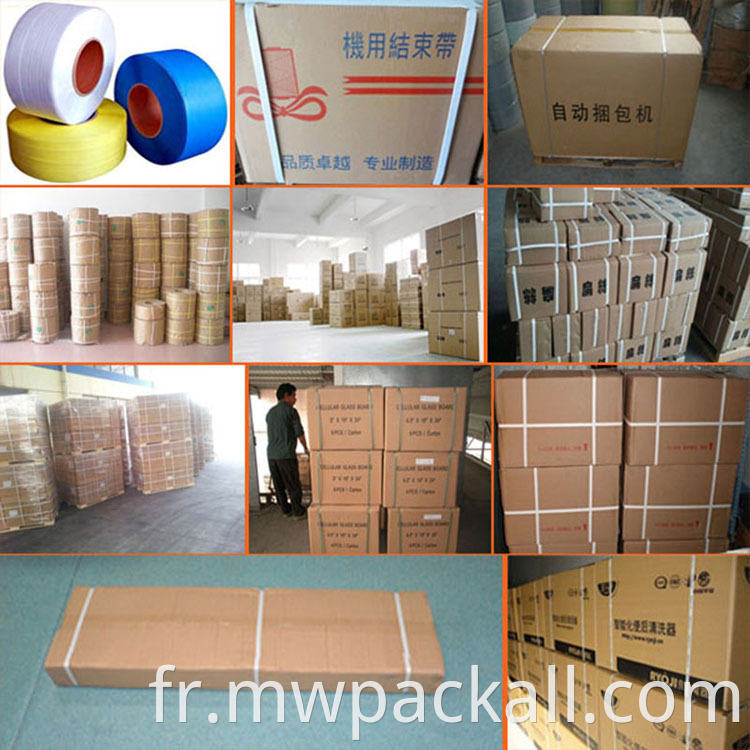 Machine de battement de palettes semi-automatique Vertical Pp Band Carton Box Box Pallet Racking Machine